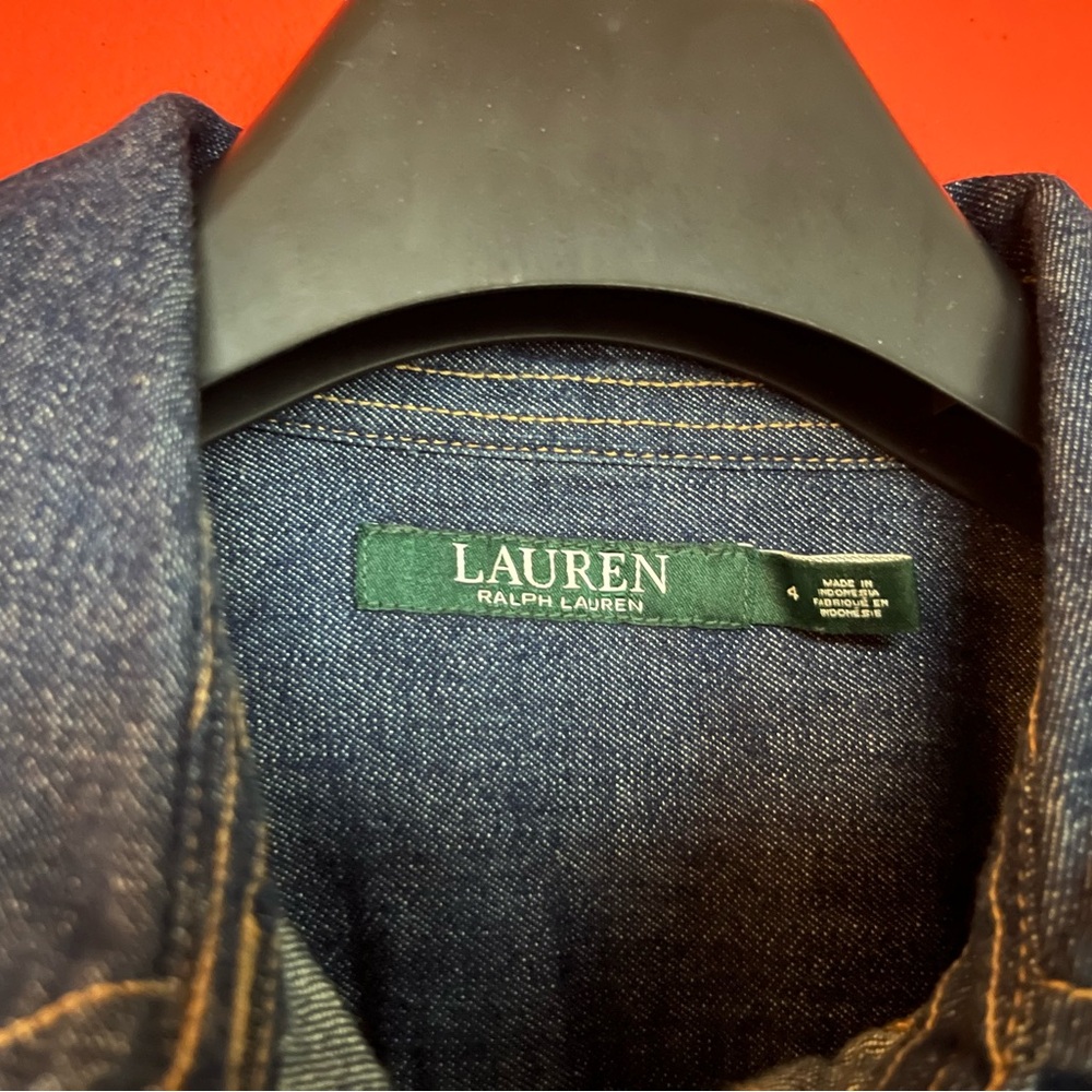 Ralph Lauren Indigo Denim Shirt dress - Picture 5 of 8